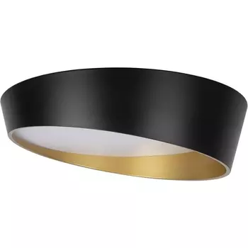 Потолочный светодиодный светильник круглый Loft It Coin 10199 Black