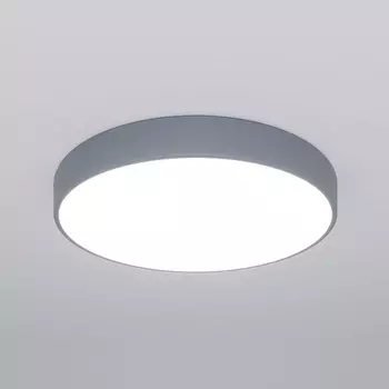 Потолочный светодиодный светильник круглый с пультом Eurosvet Entire 90320/1 серый