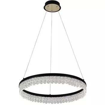 Потолочный светильник с ПДУ LED F-Promo Lunetta 4187-1P кольцо с подвесками