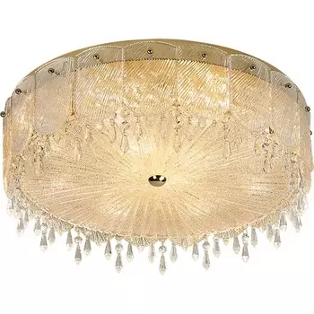 Потолочный светильник круглый хрустальный Newport 8300 8300/500 PL gold