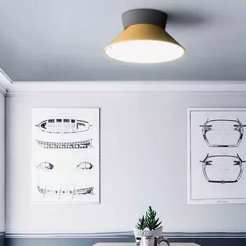 Потолочный светодиодный светильник круглый Knap D40 Yellow Imperiumloft Knap01 (193555-26) ImperiumLoft