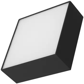 Потолочный светильник LED прямоугольный SP-QUADRO-S175x175-16W Warm3000 (BK, 120 deg, 230V) (Arlight, IP40 Металл) 034783