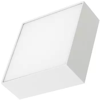 Потолочный светильник LED прямоугольный SP-QUADRO-S175x175-16W Warm3000 (WH, 120 deg, 230V) (Arlight, IP40 Металл) 034782