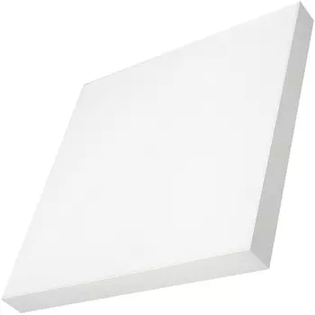 Потолочный светильник LED прямоугольный SP-QUADRO-S600x600-60W Warm3000 (WH, 120 deg, 230V) (Arlight, IP40 Металл) 034804