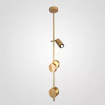 Потолочный светильник LED со спотом Сhody H130 Brass By ImperiumLoft Chody01 302465-26