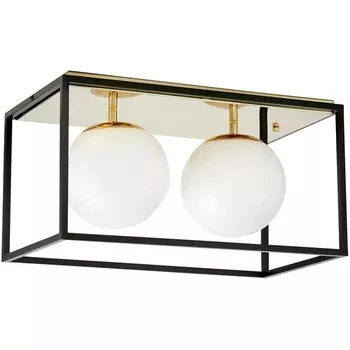 Потолочный светильник Lumina Deco Maldini LDC 8060-2 F.GD+BK шарики