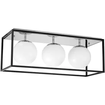 Потолочный светильник Lumina Deco Maldini LDC 8060-3 CHR+BK шарики