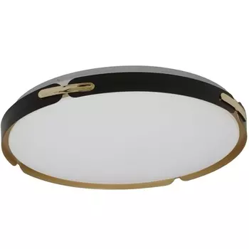 Потолочный светильник круглый LED Lumina Deco Paneli LDC 8063-48W BK