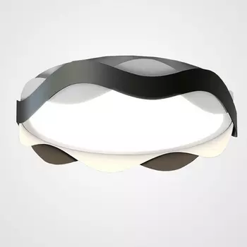 Потолочный светодиодный светильник круглый Maaret D50 Black ImperiumLoft Maaret01