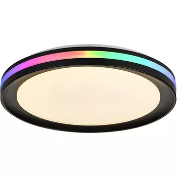 Потолочный светодиодный светильник круглый с пультом RGB Mantra Gamer 8485