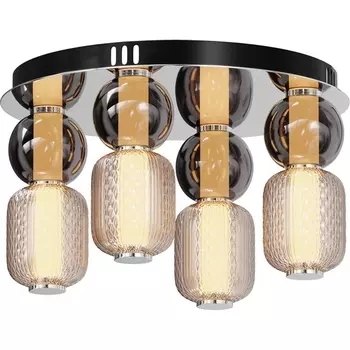 Потолочный светодиодный светильник Maytoni Drop MOD273CL-L60CH3K шарики