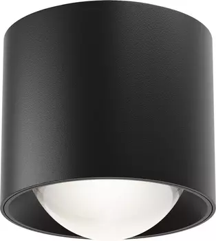 Потолочный светильник влагостойкий светодиодный накладной Maytoni Lens C217CL-15W4K-B