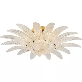 Потолочный светильник Newport 8800 8809/PL gold white с цветами