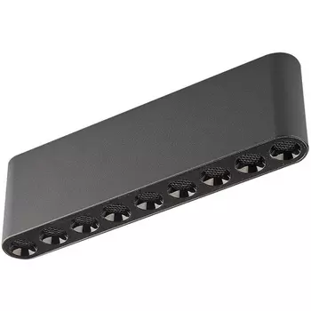 Потолочный линейный светильник Odeon Light Small 7092/21CL черный/металл/акрил LED 21W 3000K 220V