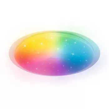 Потолочный светильник RGB светодиодный с пультом регулировкой яркости и цветовой температуры ночным режимом Ambrella Orbital Dance FF480