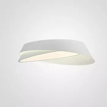 Потолочный светодиодный светильник круглый с пультом Shell D40 White Imperiumloft Shell (102036-26) ImperiumLoft