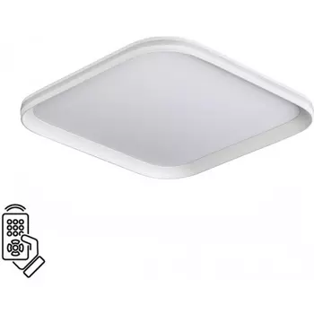 Потолочный светильник Sonex Beta 7750/72L металл/PMMA/белый LED 72Вт 3000-6000К 396х396 пульт ДУ
