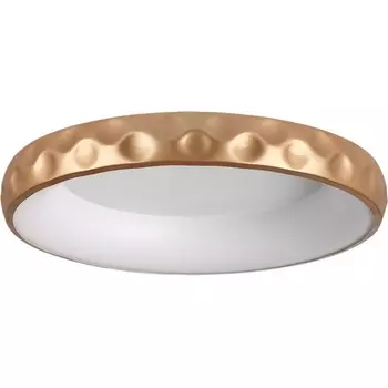 Потолочный светильник круглый Sonex Lacuna 7771/56L металл/белый/золотой LED 56Вт 3000-6000K D500 ССТ