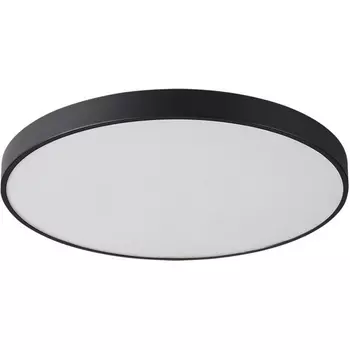 Потолочный светильник круглый Sonex Quasar 7758/92L металл/акрил/черный LED 80Вт+12Вт(подсветка) 4000K D800