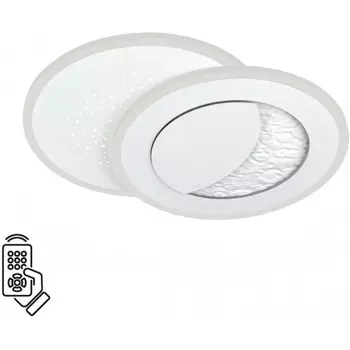 Потолочный светильник Sonex Stars 7740/60L металл/акрил/белый LED 60Вт 3000-6000К 400x290 пульт ДУ