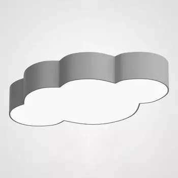 Потолочный светодиодный светильник для детской (облака, тучи) Cloud 50 Серый ImperiumLoft Cloud01 (186676-26)