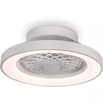 Потолочный светильник светодиодный диммируемый с вентилятором с пультом управлением смартфоном регулировкой цветовой температуры Mantra Tibet 7804 (Умный дом)