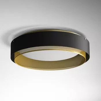 Потолочный светодиодный светильник круглый Casing C 62 черный ImperiumLoft Casing-C01 (140595-26)