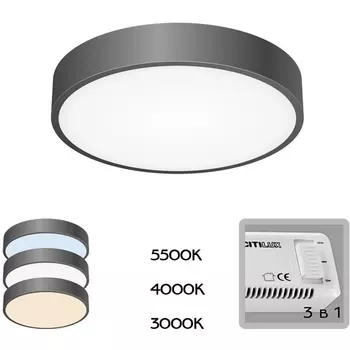 Потолочный светильник круглый светодиодный с диммером Citilux Купер CL72424V1