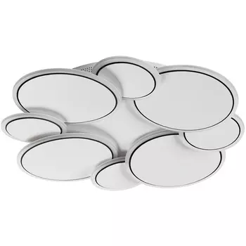 Потолочный светильник светодиодный Lumion Bridge 8011/80CL белый, хром/белый металл/акрилл LED 80W 220V 3000-6000K