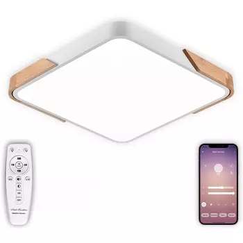 Потолочный светильник светодиодный Natali Kovaltseva Scandinavian LED LAMPS 81410 с пультом ДУ 120W, белый, LED