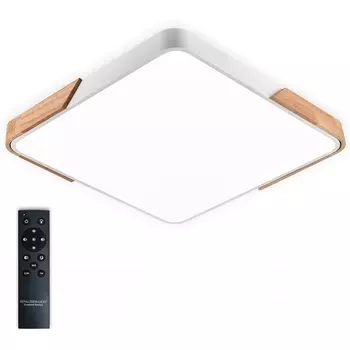 Потолочный светильник светодиодный Natali Kovaltseva Scandinavian LED LAMPS 81411 с пультом ДУ 140W, белый, LED