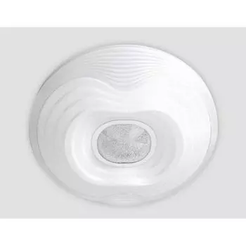 Потолочный светильник светодиодный Orbital Crystal Sand FS1234 WH 48W D390 (Ambrella)