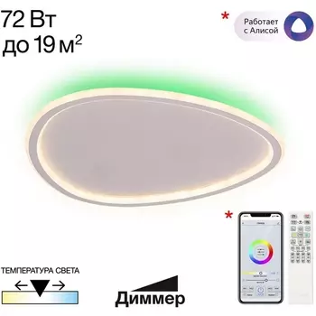 Потолочный светильник RGB светодиодный с пультом Citilux Тrio CL215B250E