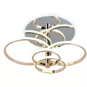 Потолочная люстра (+ночной режим) светодиодная с пультом Escada CONTOUR 10213/4LED BL Chrome