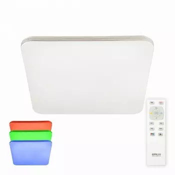 Потолочный светильник RGB светодиодный с пультом и диммером регулировкой цветовой температуры Citilux Симпла CL714K480G