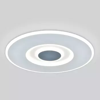 Потолочный светильник светодиодный с пультом 90219/1 Eurosvet Just белый / серый