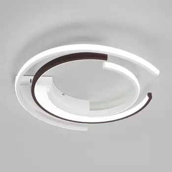 Потолочный светильник светодиодный с пультом регулировкой цветовой температуры и яркости 90248/3 Eurosvet Gross белый/коричневый