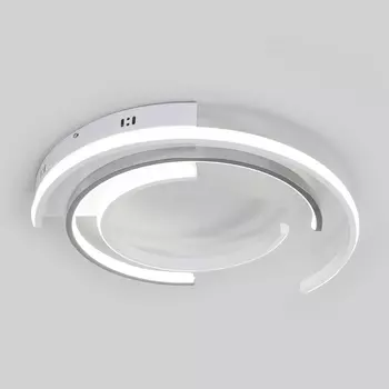 Потолочный светильник светодиодный с пультом регулировкой цветовой температуры и яркости 90248/3 Eurosvet Gross белый / хром