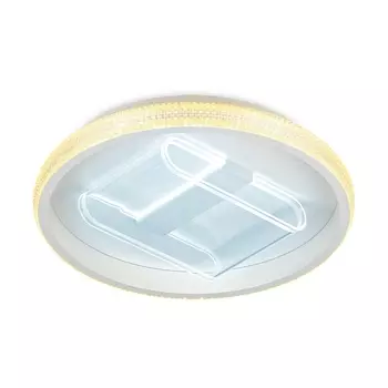 Потолочный светильник светодиодный с пультом регулировкой цветовой температуры и яркости ночным режимом Ambrella Acrylica FA600