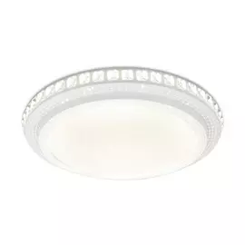 Потолочный светильник светодиодный с пультом регулировкой яркости и цветовой температуры ночным режимом Orbital Crystal FF93 (Ambrella)