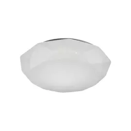 Потолочный светильник светодиодный с пультом свето-шумовым датчиком управлением смартфоном и регулировкой цветовой температуры Diamante Smart 5974 (Mantra)