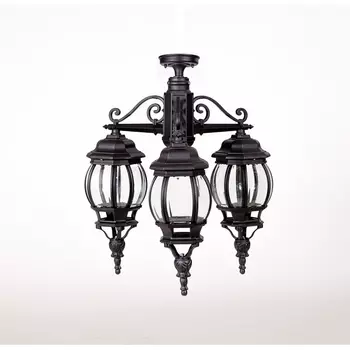 Потолочный светильник уличный IP44 Oasis Light AMERICA S 83470SA/3 Bl в фиде фонаря