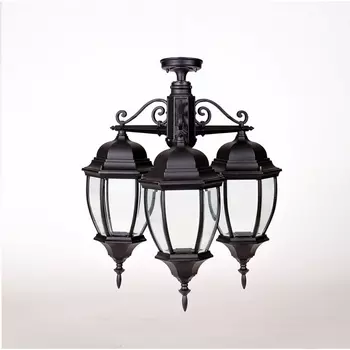 Потолочный светильник уличный IP44 Oasis Light ARSENAL L 91270LA/3 Bl в фиде фонаря