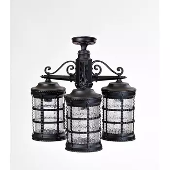 Потолочный светильник уличный IP44 Oasis Light BARSELONA 81270A/3 Bl в фиде фонаря