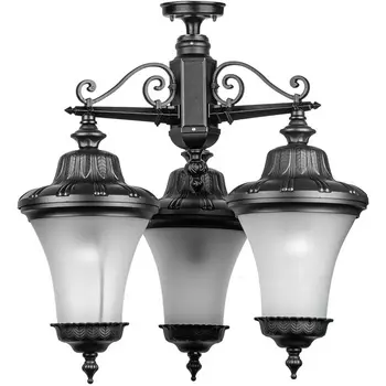 Потолочный светильник уличный IP44 Oasis Light ELBA 86470A/3 02 Bl в фиде фонаря