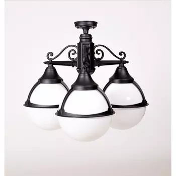 Потолочный светильник уличный IP44 Oasis Light GENOVA 88170A/3 Bl в форме шара