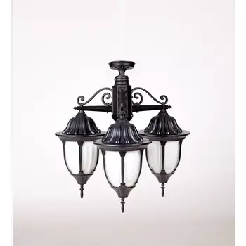 Потолочный светильник уличный IP44 Oasis Light GENUYA 92170A/3 Bl в фиде фонаря