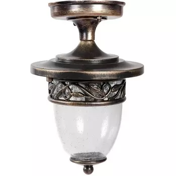 Потолочный светильник уличный IP44 Oasis Light KRAKOV 1 S 87205SA Gb в фиде фонаря