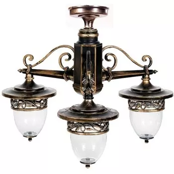 Потолочный светильник уличный IP44 Oasis Light KRAKOV 1 S 87270SA/3/02 Gb в фиде фонаря