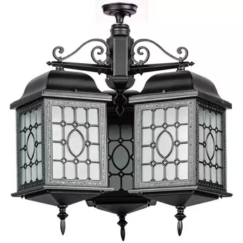 Потолочный светильник уличный IP44 Oasis Light LONDON L 64870LA/3 cover Bl в фиде фонаря